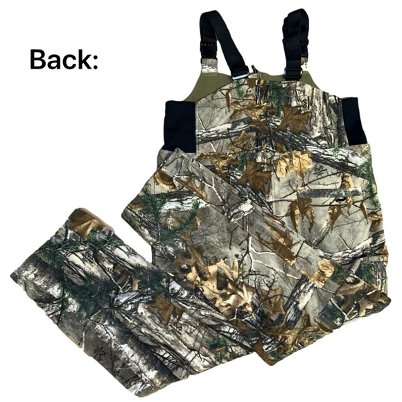 MidwayUSA Men's discontinued Hunter's Creek Bibs Realtree EDGE size Large✨ - Picture 10 of 11